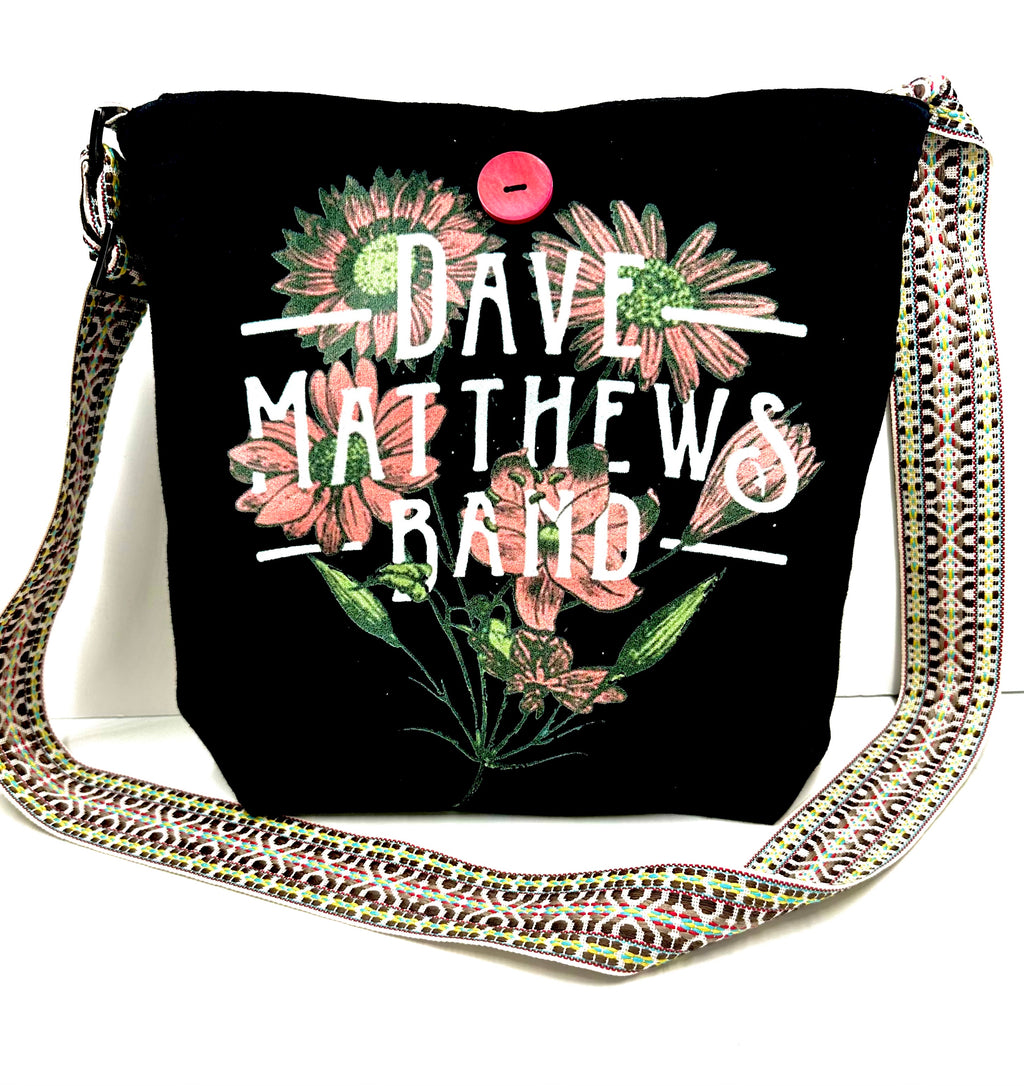 #0034 - Dave Matthew's Band Flowers Messenger Bag