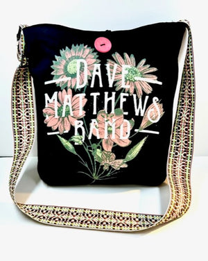 #0034 - Dave Matthew's Band Flowers Messenger Bag