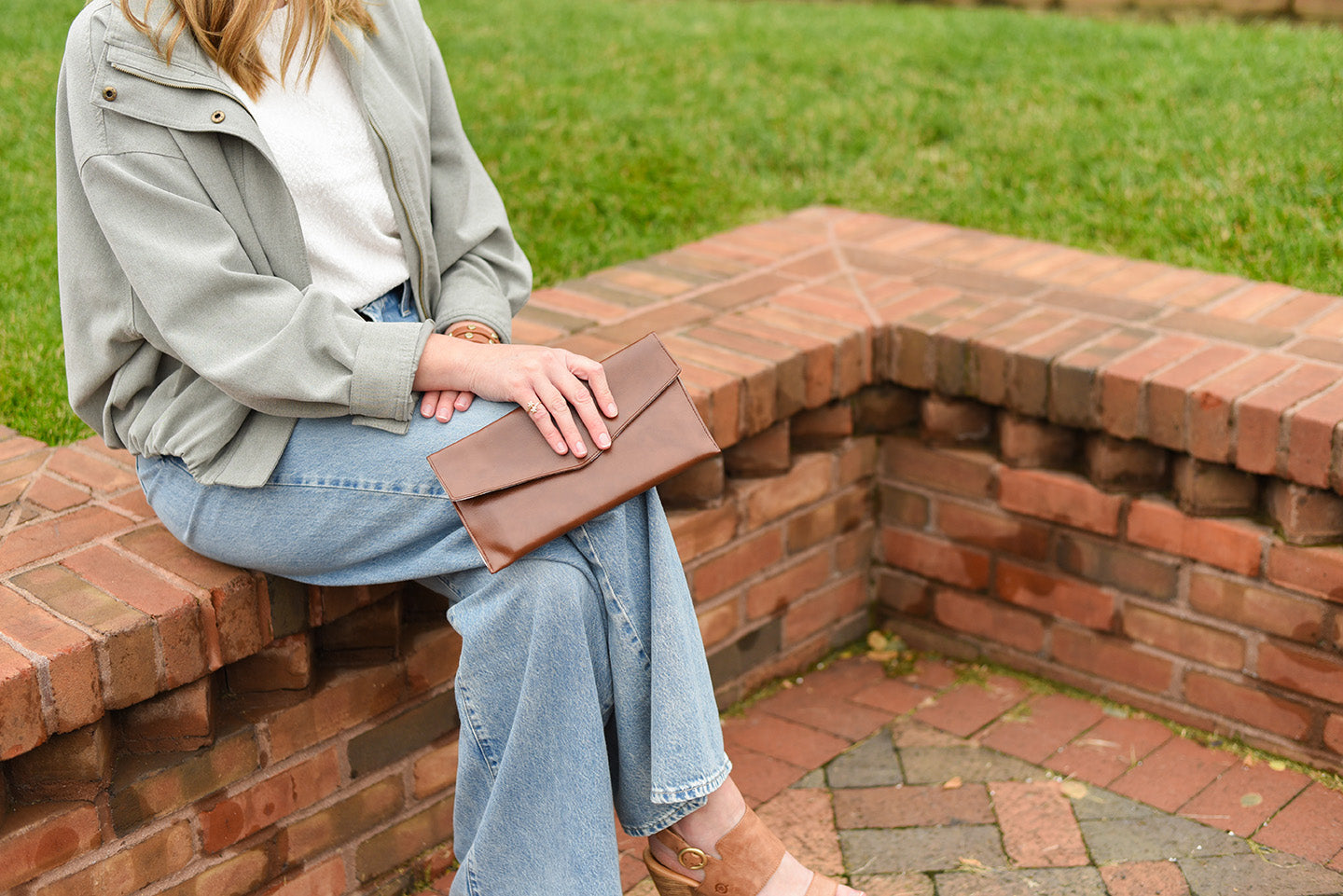 Handmade Switch Purse clutch shown as the hero image for the clutch collection