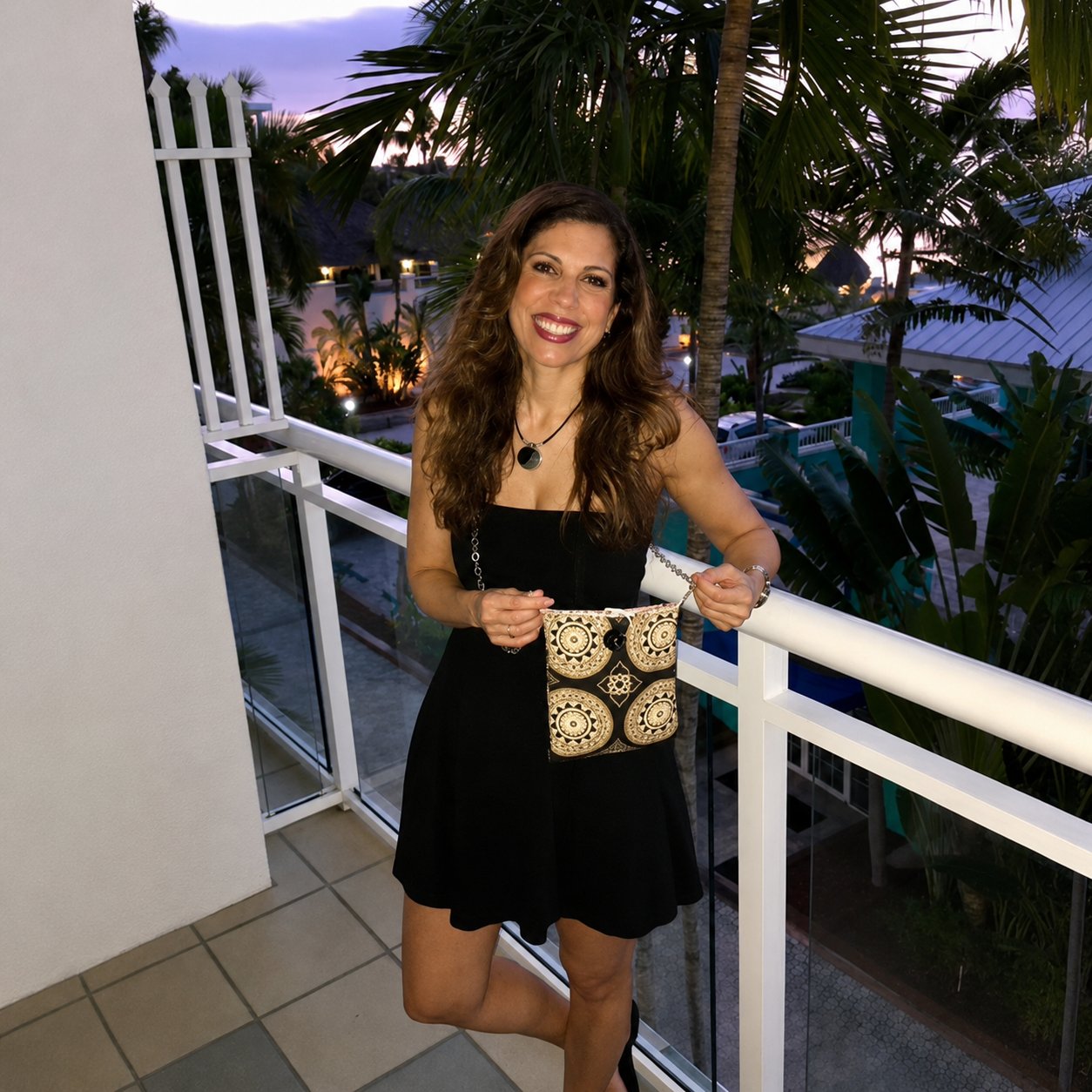 Founder Jill Marie Louden shown in the About page origin story for Switch Purse
