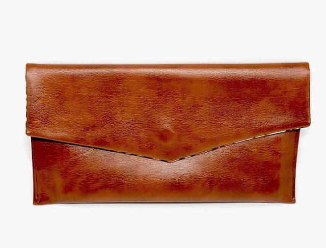 Cognac clutch purse Clearance