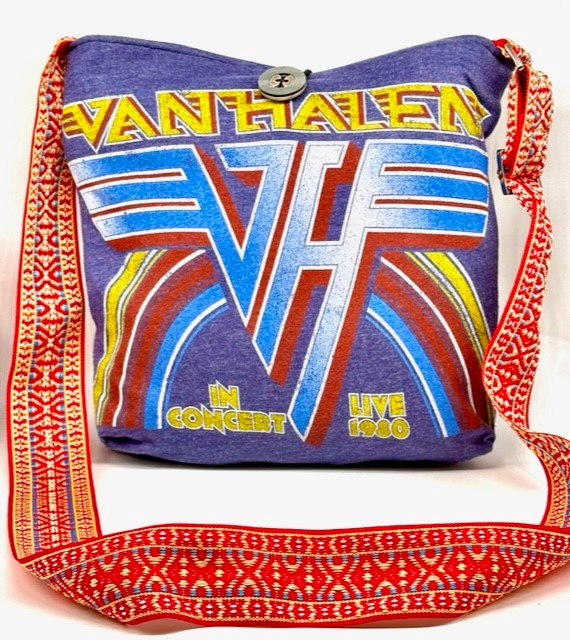 #0011 - Van Halen Messenger Bag (Blue)