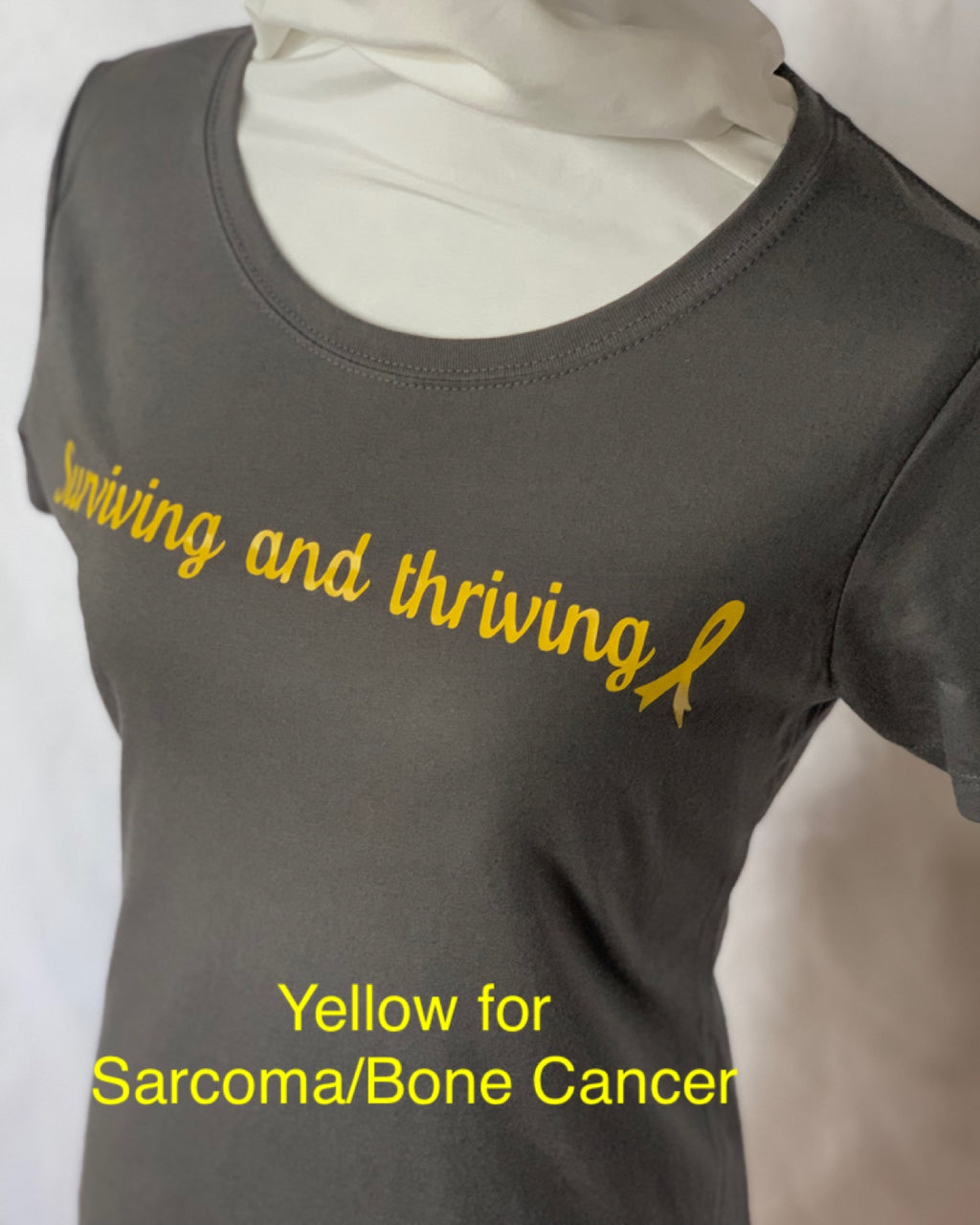 #5002 - Surviving and Thriving T-Shirt - Sarcoma Cancer