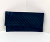 #4005 - Clutch - Black Quilted Velvet with Black Sparkles (Switch Purse)