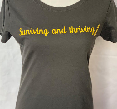 #5002 - Surviving and Thriving T-Shirt - Sarcoma Cancer